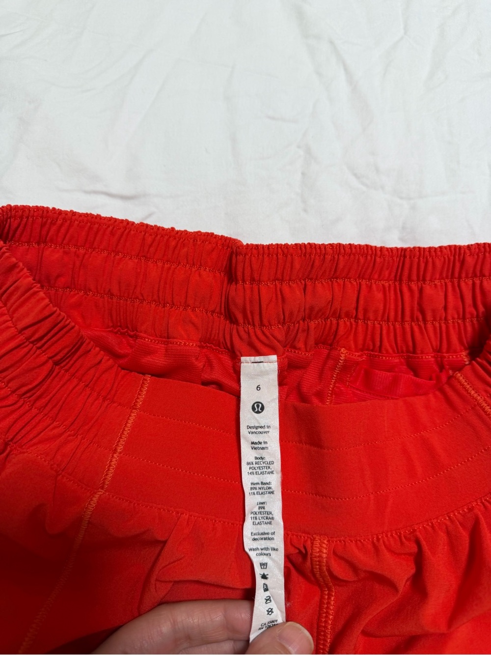 Lululemon Women’s Red Athletic Running Shorts - Picture 3 of 3